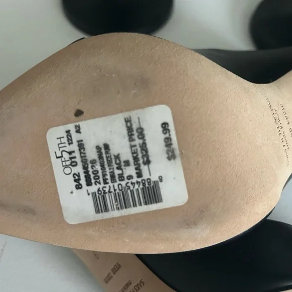 NWT Saks Fifth Ave Erika Leather Pumps - Picture 6 of 6